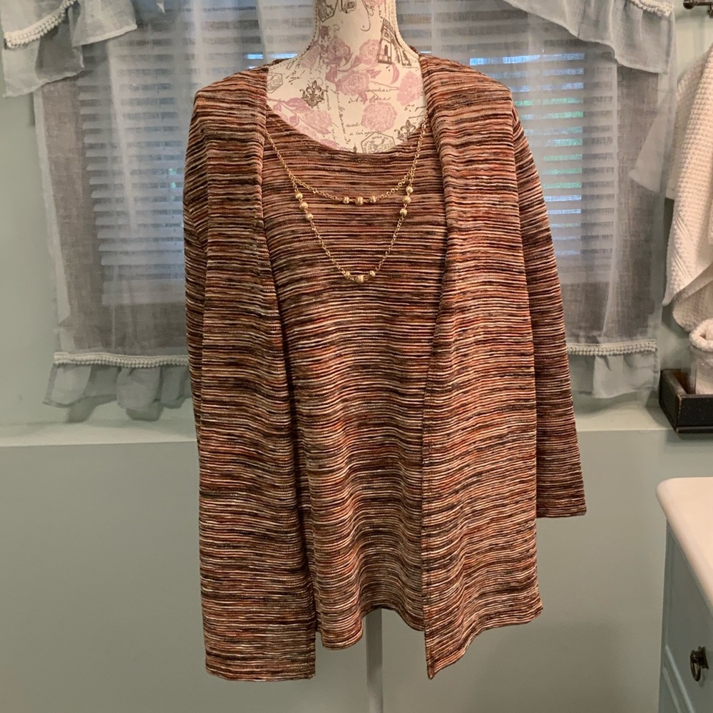 NWT Alfred Dunner Mock Twin Set